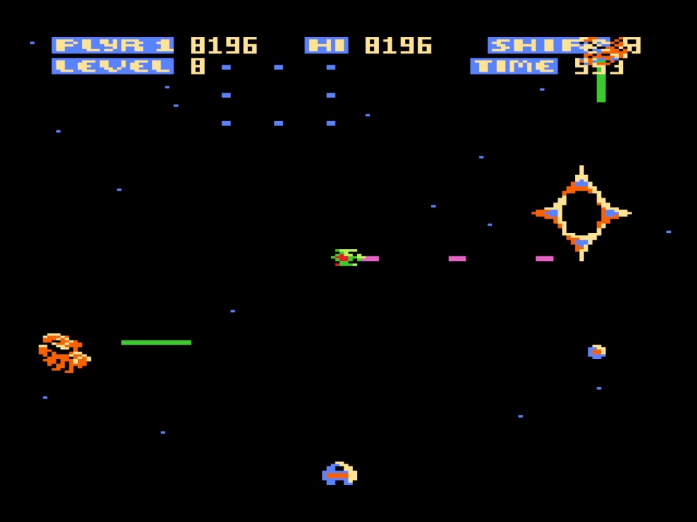 Gameplay of Zone Ranger for Atari 5200